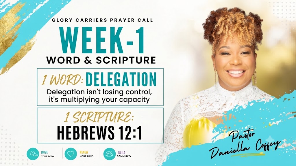Week 1 Word & Scripture — Delegation · Hebrews 12:1
